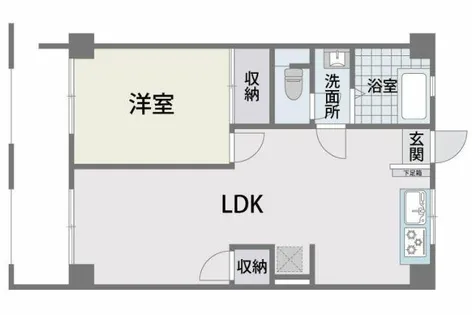 第3長尾団地【607号室】の間取り