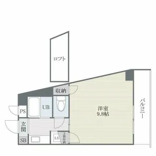マクシーズ藤崎【401号室】の間取り