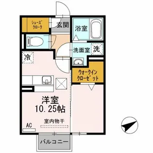 エスペランサB棟【1階】の間取り