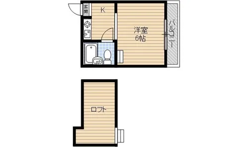 ラフィーネ千里丘【308号室】の間取り