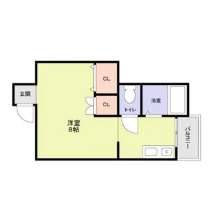 武田ビル【4C号室】の間取り