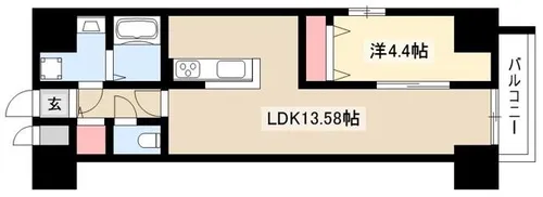 Primal千種stelo【0701号室】の間取り