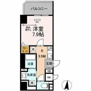 CASA99【4階】の間取り