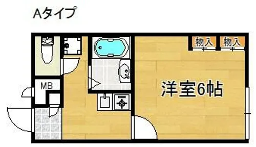 レオパレスネクステージ樽井【1階】の間取り