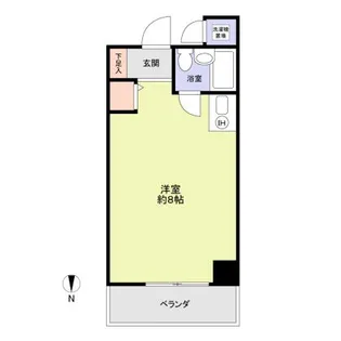 カーサ鹿谷【402号室】の間取り