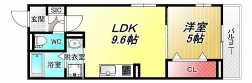 アルバ八尾【2階】の間取り