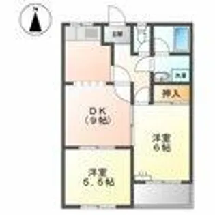 サンシャイン上坂【2階】の間取り