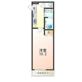 フジパレス鳳駅西Ⅰ番館【1階】の間取り