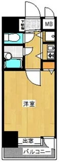 朝日プラザ久留米Ⅱ【1102号室】の間取り