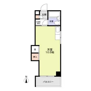 浅井ビル【5階】の間取り