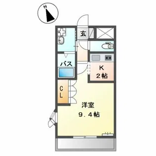 エンプレスK【2階】の間取り