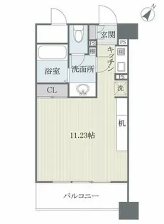 フェルト627【9階】の間取り