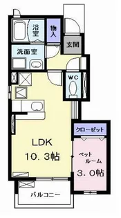 馬車道館【1階】の間取り