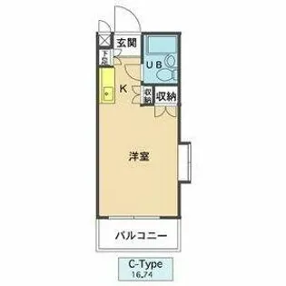 メゾン・ド・オルティー【0303号室】の間取り