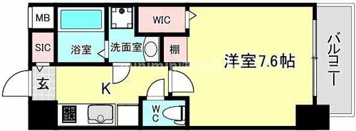 ベイサイドパークOSAKAノースレジデンシス【2階】の間取り