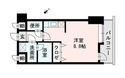 フォルム高宮【2階】の間取り
