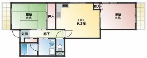 ジョイフル赤羽【301号室】の間取り