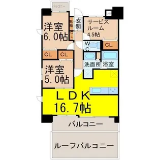 プログレッソ瑞穂汐路【2階】の間取り