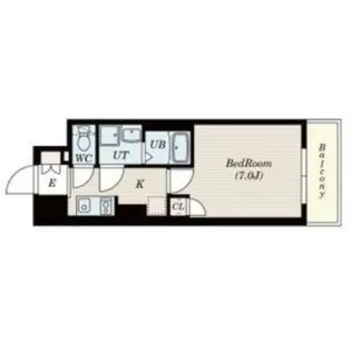 グランカーサ天王寺EAST【9階】の間取り