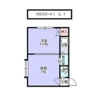 クロスロードⅠ【2階】の間取り