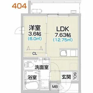 アヴァンセ桜山【204号室】の間取り