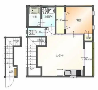 水の森ST弘法【2階】の間取り