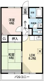 ルミエールA(矢作町)【1階】の間取り