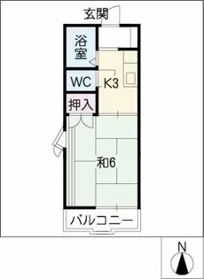 アネックス錦【2階】の間取り
