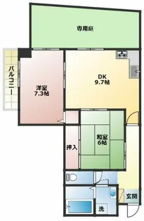 アミティ松本【1階】の間取り