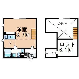 プリマグランデ安城 壱番館【104号室】の間取り