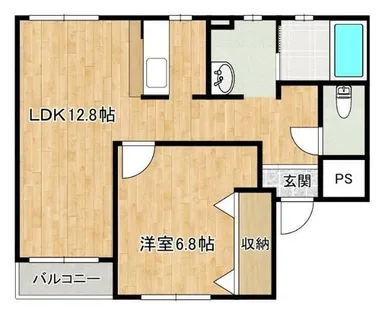 メゾン林【2階】の間取り