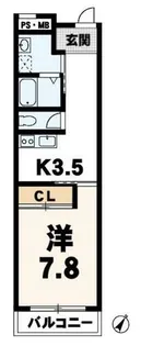 (株)大増ビル【4階】の間取り