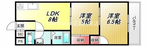 グランドハイツヤマダ【1階】の間取り