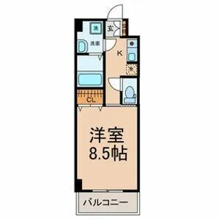 サン笠取【3階】の間取り