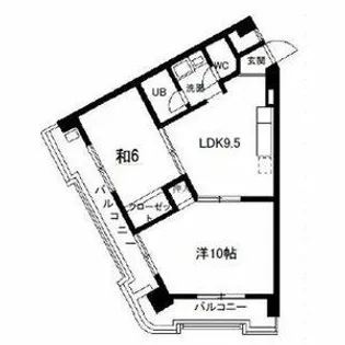 レスカール一番町【8階】の間取り