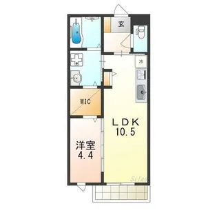 セレーネ【2階】の間取り