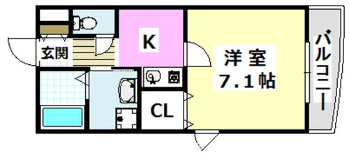 CARMEL【1階】の間取り