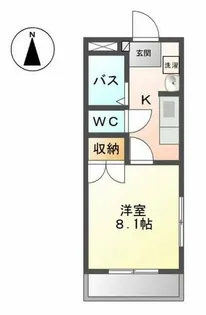 エバーレジデンスA棟【1階】の間取り