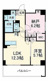 サウスシャノイチ【4階】の間取り