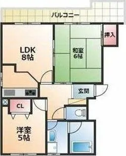 刈谷アルタイル【402号室】の間取り