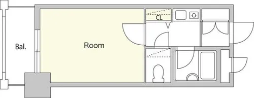 ダイナコート県庁前【5階】の間取り