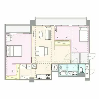 ハイツサンライズ【12階】の間取り