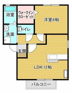 Mセジュール【102号室】の間取り