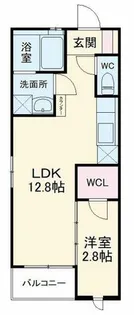 愛知県名古屋市熱田区伝馬2丁目【アパート】の間取り