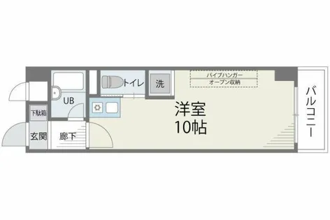 アバンダント84【801号室】の間取り