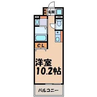 NS ZEAL大曽根【3階】の間取り