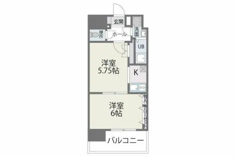 レジデンス20【11階】の間取り