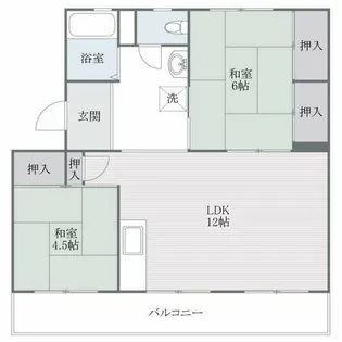 グランエピ長丘台【1階】の間取り