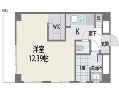 桜坂コーポ(403)【403号室】の間取り