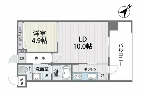 S-FORT筑紫通り【4階】の間取り